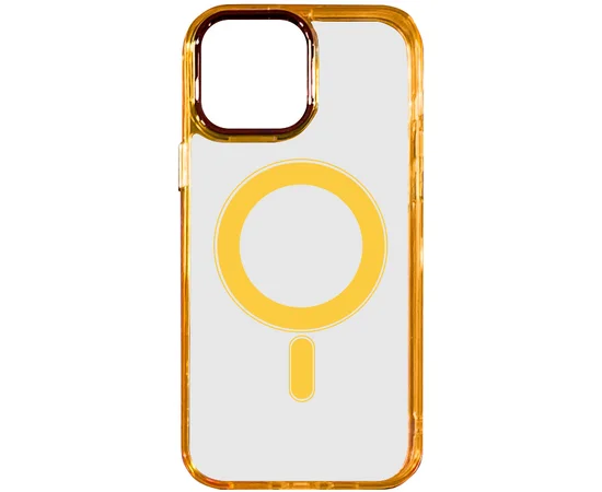 Чехол TPU Iris with MagSafe для Apple iPhone 12 Pro / 12 (6.1") Оранжевый