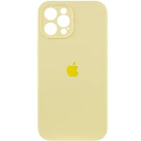 Чохол Silicone Case Full Camera Protective (AA) Apple iPhone 12 Pro (6.1") Жовтий / Mellow Yellow
