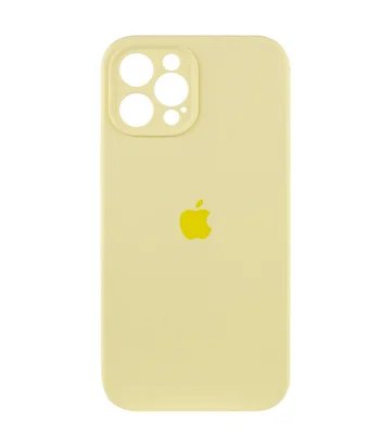 Чохол Silicone Case Full Camera Protective (AA) Apple iPhone 12 Pro (6.1") Жовтий / Mellow Yellow