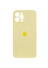 Чохол Silicone Case Full Camera Protective (AA) Apple iPhone 12 Pro (6.1") Жовтий / Mellow Yellow