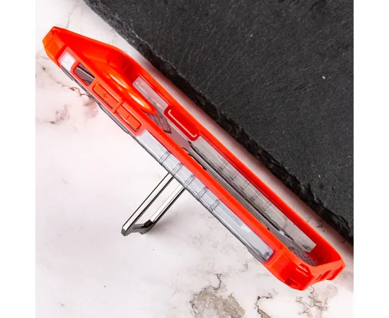 Ударопрочный чехол Transformer CrystalRing для Apple iPhone 12 (6.1") Красный