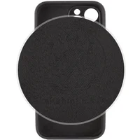 Чехол Silicone Case Lakshmi Square Full Camera для Apple iPhone 12 Pro (6.1") Черный / Black
