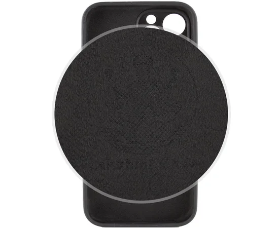 Чехол Silicone Case Lakshmi Square Full Camera для Apple iPhone 12 Pro (6.1") Черный / Black