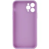 Силиконовый чехол Candy Full Camera для Apple iPhone 12 Pro (6.1") Сиреневый / Dasheen