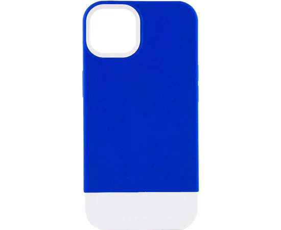Чехол TPU+PC Bichromatic для Apple iPhone 12 Pro / 12 (6.1") Navy Blue / White
