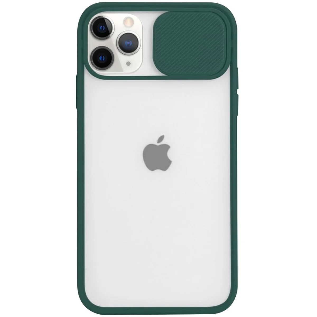 Чехол Camshield mate TPU со шторкой для камеры для Apple iPhone 12 Pro / 12 (6.1") Зеленый