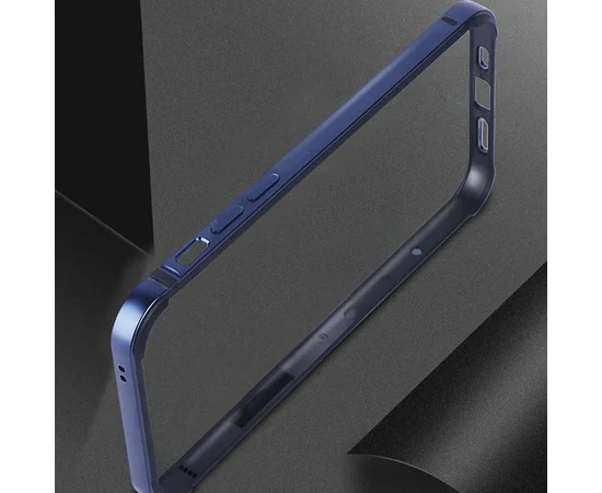 Metal+PC Бампер G-Case The Grand Series для Apple iPhone 12 Pro / 12 (6.1") Синий