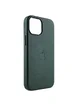 Кожаный чехол Leather Case (AAA) with MagSafe для Apple iPhone 12 Pro / 12 (6.1") Forest Green