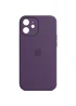 Чехол Silicone Case Full Camera Protective (AA) для Apple iPhone 12 (6.1") Фиолетовый / Amethyst