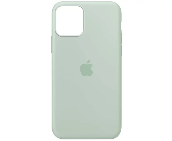 Чехол Silicone Case Full Protective (AA) для Apple iPhone 12 Pro / 12 (6.1") Бирюзовый / Beryl
