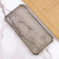 Чехол TPU Ease Carbon color series для Apple iPhone 12 (6.1") Черный / Прозрачный