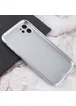 TPU+Glass чехол Matte Candy Full camera для Apple iPhone 12 (6.1") Белый