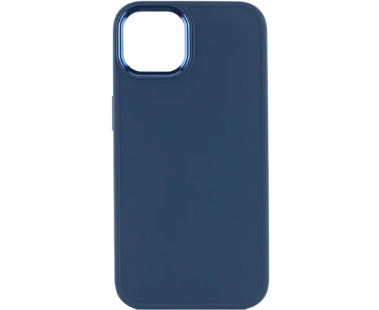 TPU чехол Bonbon Metal Style для Apple iPhone 12 Pro / 12 (6.1") Синий / Cosmos blue