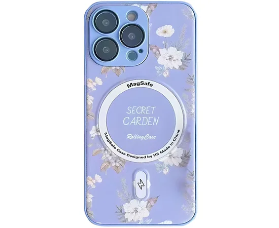 TPU+PC чехол Secret Garden with MagSafe для Apple iPhone 12 Pro (6.1") Lilac