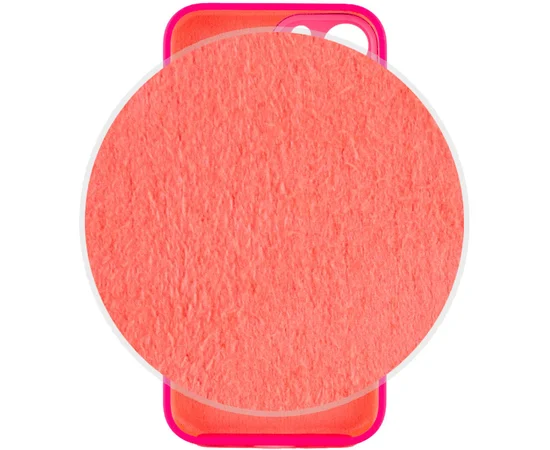 Чехол Silicone Case Lakshmi Square Full Camera для Apple iPhone 12 Pro (6.1") Розовый / Barbie pink