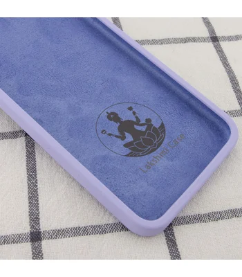 Чехол Silicone Case Lakshmi Square Full Camera для Apple iPhone 12 (6.1") Сиреневый / Dasheen