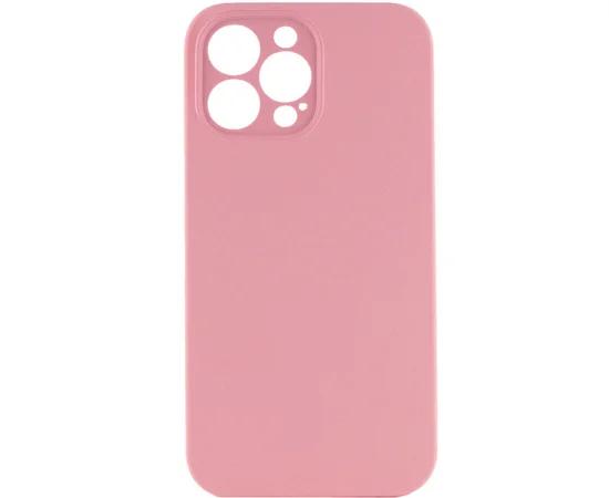 Чехол Silicone Case Lakshmi Square Full Camera для Apple iPhone 12 Pro (6.1") Розовый / Light pink