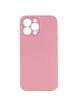 Чехол Silicone Case Lakshmi Square Full Camera для Apple iPhone 12 Pro (6.1") Розовый / Light pink