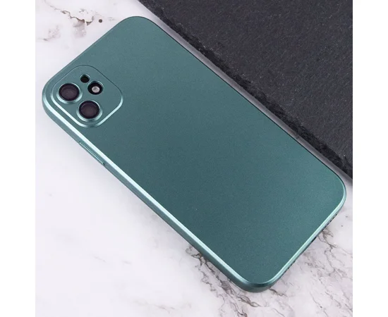 Чехол ультратонкий TPU Serene для Apple iPhone 12 (6.1") Green