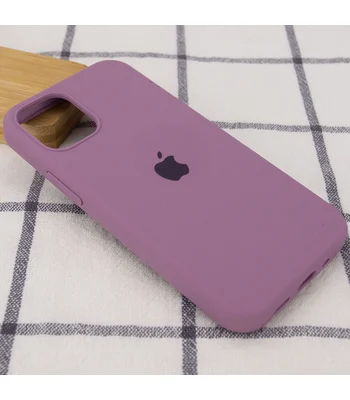 Чохол Silicone Case Full Protective (AA) для Apple iPhone 12 Pro / 12 (6.1 ") Ліловий / Lilac Pride