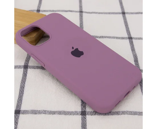 Чехол Silicone Case Full Protective (AA) для Apple iPhone 12 Pro / 12 (6.1") Лиловый / Lilac Pride