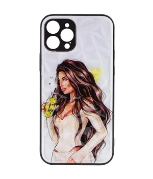 TPU+PC чехол Prisma Ladies Full Camera для Apple iPhone 12 Pro (6.1") Yellow