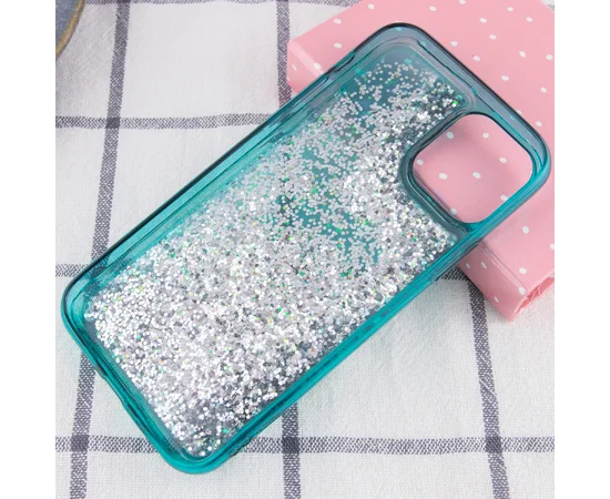 TPU+PC чехол Sparkle (glitter) для Apple iPhone 12 Pro / 12 (6.1") Зеленый