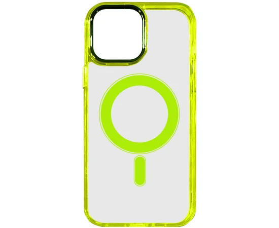 Чехол TPU Iris with MagSafe для Apple iPhone 12 Pro / 12 (6.1") Желтый