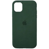 Чехол ALCANTARA Case Full для Apple iPhone 12 Pro / 12 (6.1") Зеленый