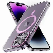 Чехол TPU+PC Colorful with MagSafe для Apple iPhone 12 Pro (6.1") Pink