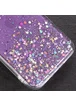 TPU чехол Star Glitter для Apple iPhone 12 Pro / 12 (6.1") Прозрачный / Сиреневый