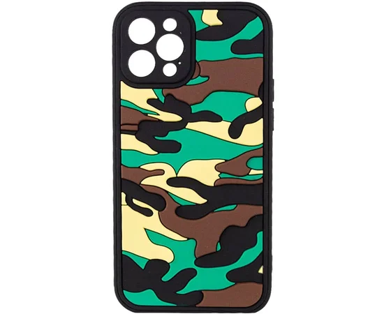 Чехол TPU+PC Army Collection для Apple iPhone 12 Pro (6.1") Зеленый