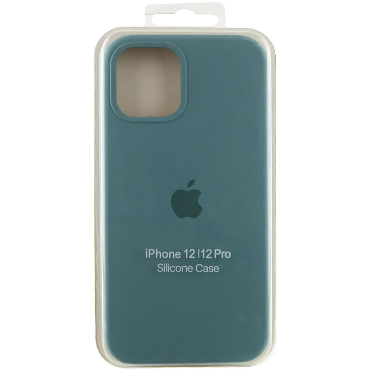 Чехол Silicone Case Full Protective (AA) для Apple iPhone 12 Pro / 12 (6.1") Зеленый / Light cactus