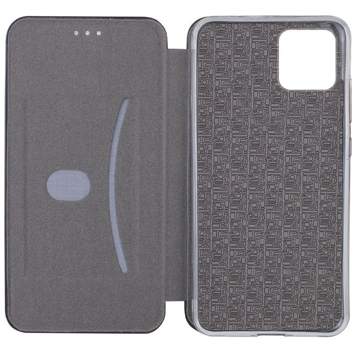 Кожаный чехол-книжка Classy для Apple iPhone 12 Pro / 12 (6.1") Черный