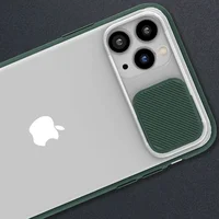 Чехол Camshield mate TPU со шторкой для камеры для Apple iPhone 12 Pro / 12 (6.1") Зеленый