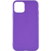 Силиконовый чехол Candy для Apple iPhone 12 Pro / 12 (6.1") Сиреневый