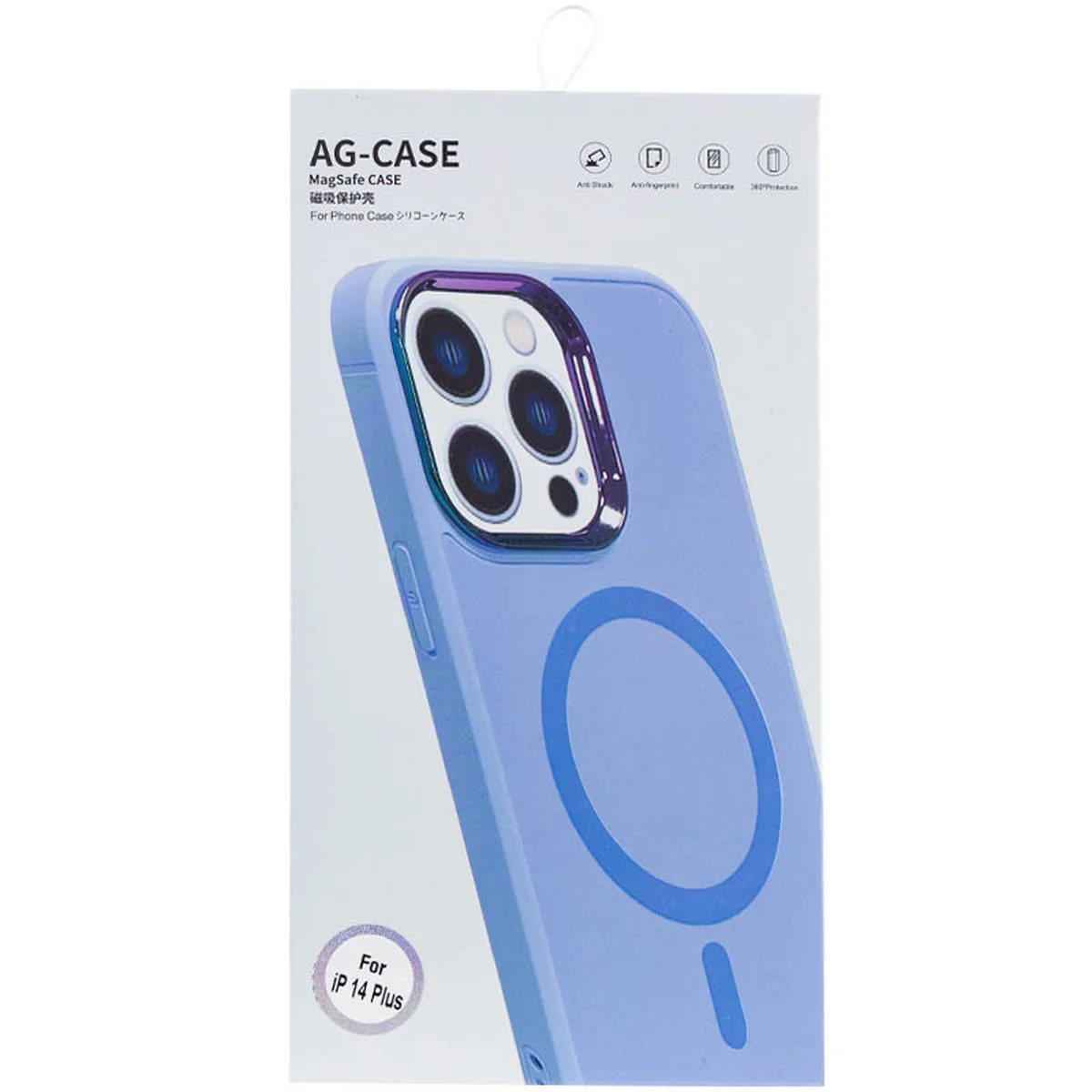 Чехол TPU+Glass Sapphire Mag Evo case для Apple iPhone 12 Pro / 12 (6.1") Lilac Blue