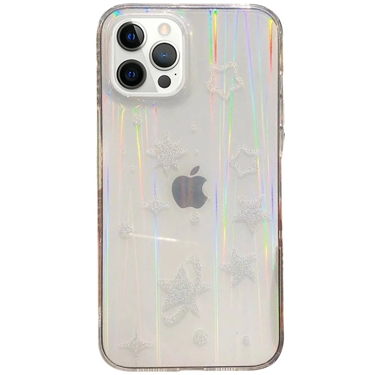 TPU + Glass чохол Aurora Space для Apple iPhone 12 Pro / 12 (6.1 ") Зірки