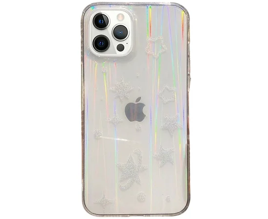 TPU+Glass чехол Aurora Space для Apple iPhone 12 Pro / 12 (6.1") Звезды