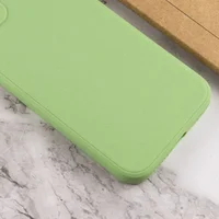 Силиконовый чехол Candy Full Camera для Apple iPhone 12 Pro (6.1") Фисташковый