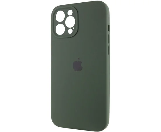 Чохол Silicone Case Full Camera Protective (AA) для Apple iPhone 12 Pro (6.1 ") Зелений / Cyprus Green