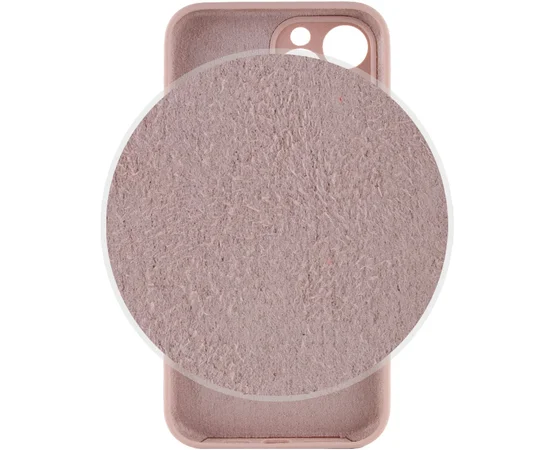 Чехол Silicone Case Lakshmi Square Full Camera для Apple iPhone 12 Pro (6.1") Розовый / Pink Sand