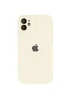 Чехол Silicone Case Full Camera Protective (AA) для Apple iPhone 12 (6.1") Бежевый / Antique White