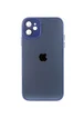 Чехол TPU+Glass Sapphire Midnight для Apple iPhone 12 (6.1") Синий / Deep navy