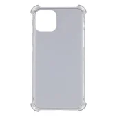 TPU чехол GETMAN Ease logo усиленные углы для Apple iPhone 12 Pro / 12 (6.1") Серый (прозрачный)