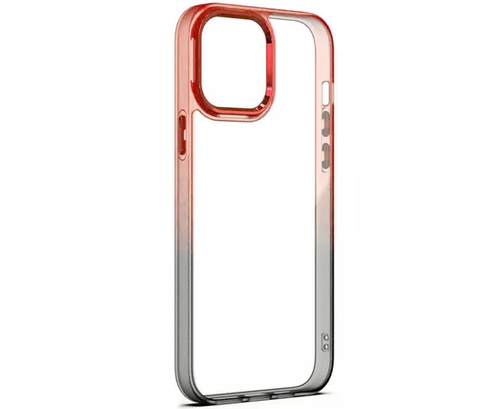 Чехол TPU+PC Fresh sip series для Apple iPhone 12 Pro / 12 (6.1") Черный / Красный