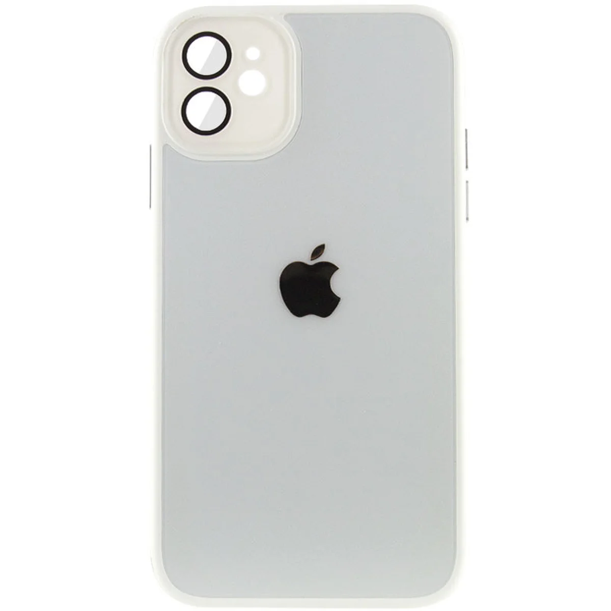 Чехол TPU+Glass Sapphire Midnight для Apple iPhone 12 (6.1") Белый / White