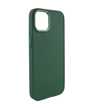 TPU чехол Bonbon Metal Style для Apple iPhone 12 Pro / 12 (6.1") Зеленый / Pine green