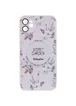 TPU+PC чехол Secret Garden with MagSafe для Apple iPhone 12 (6.1") White