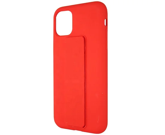 Чехол Silicone Case Hand Holder для Apple iPhone 12 Pro / 12 (6.1") Красный / Red